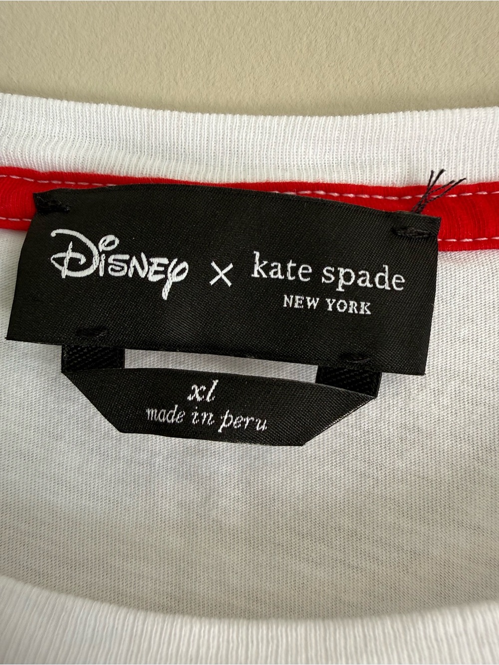 DISNEY X KATE SPADE NEW YORK Minnie Mouse Tshirt-Size XL - Picture 3 of 3